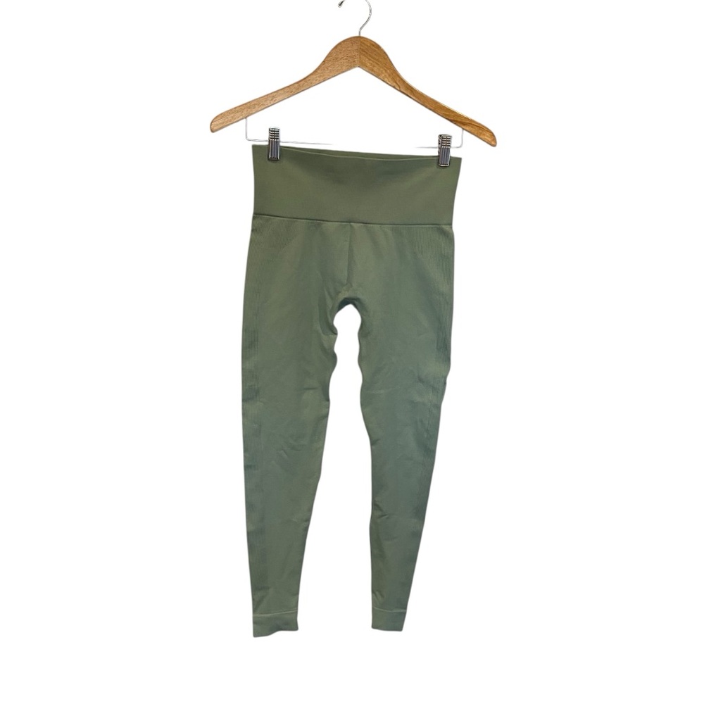 SET Active Sculptflex Seamless Active Leggings In Apen Green - Picture 2 of 7